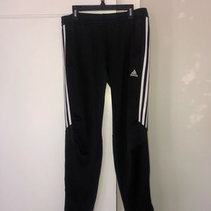 Black Soccer Adidas Pants